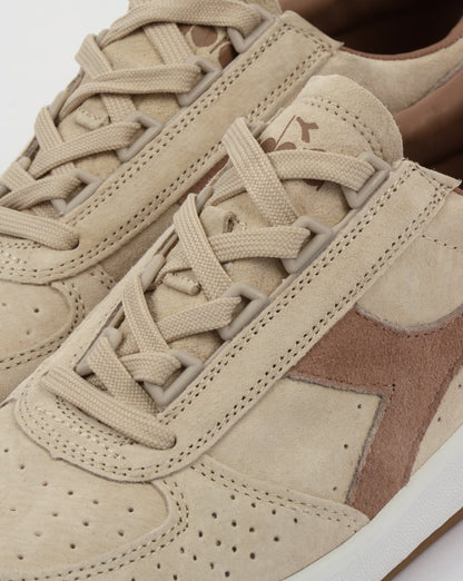 Diadora B. Elite Nubuck Trainers Bleached Sand/Tawny Birch