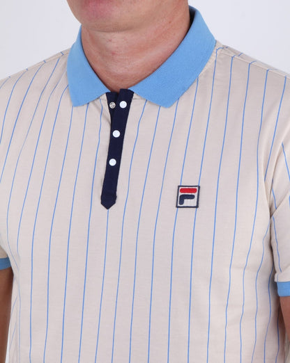 Fila Vintage Bb1 Polo Shirt Cream