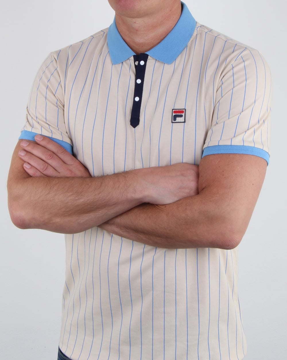 Fila Vintage Bb1 Polo Shirt Cream