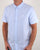 Pretty Green Stirling Oxford Ss Shirt Blue
