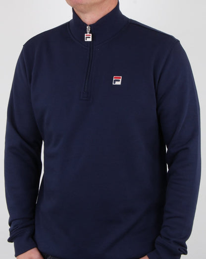 Fila Vintage Palermo Zip Sweat Navy