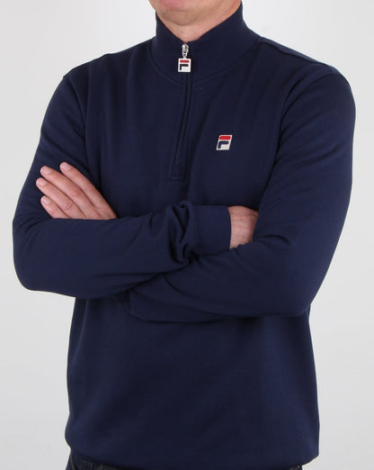 Fila Vintage Palermo Zip Sweat Navy