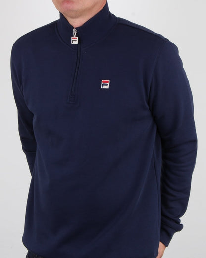 Fila Vintage Palermo Zip Sweat Navy