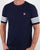 Fila Vintage 4 Stripe T-shirt Navy