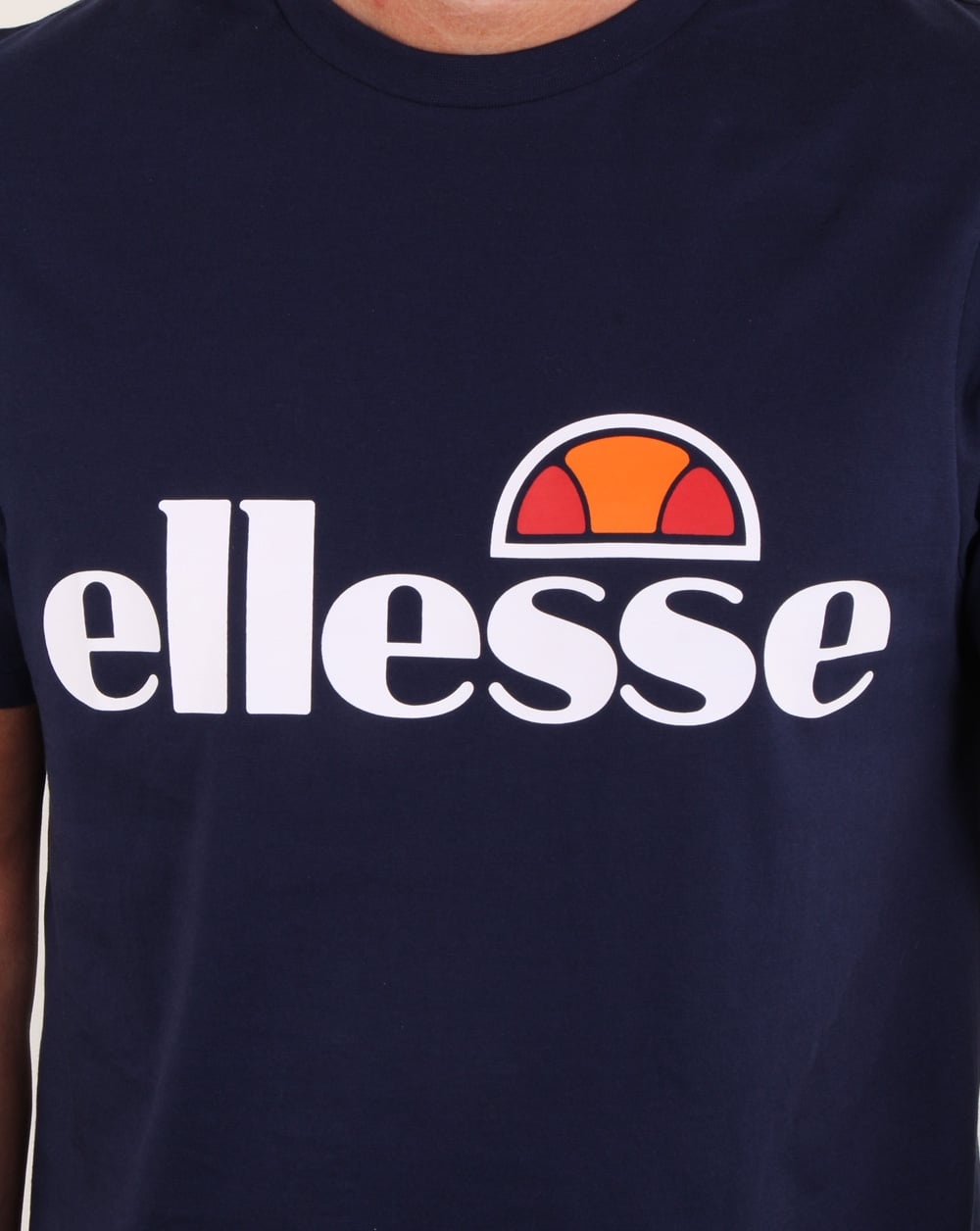Ellesse Magliore Logo T Shirt Navy