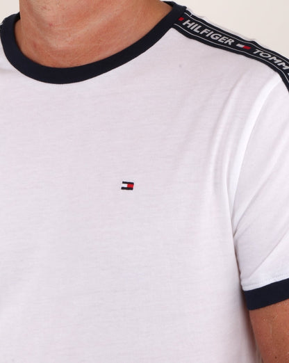 Tommy Hilfiger Taping T Shirt White