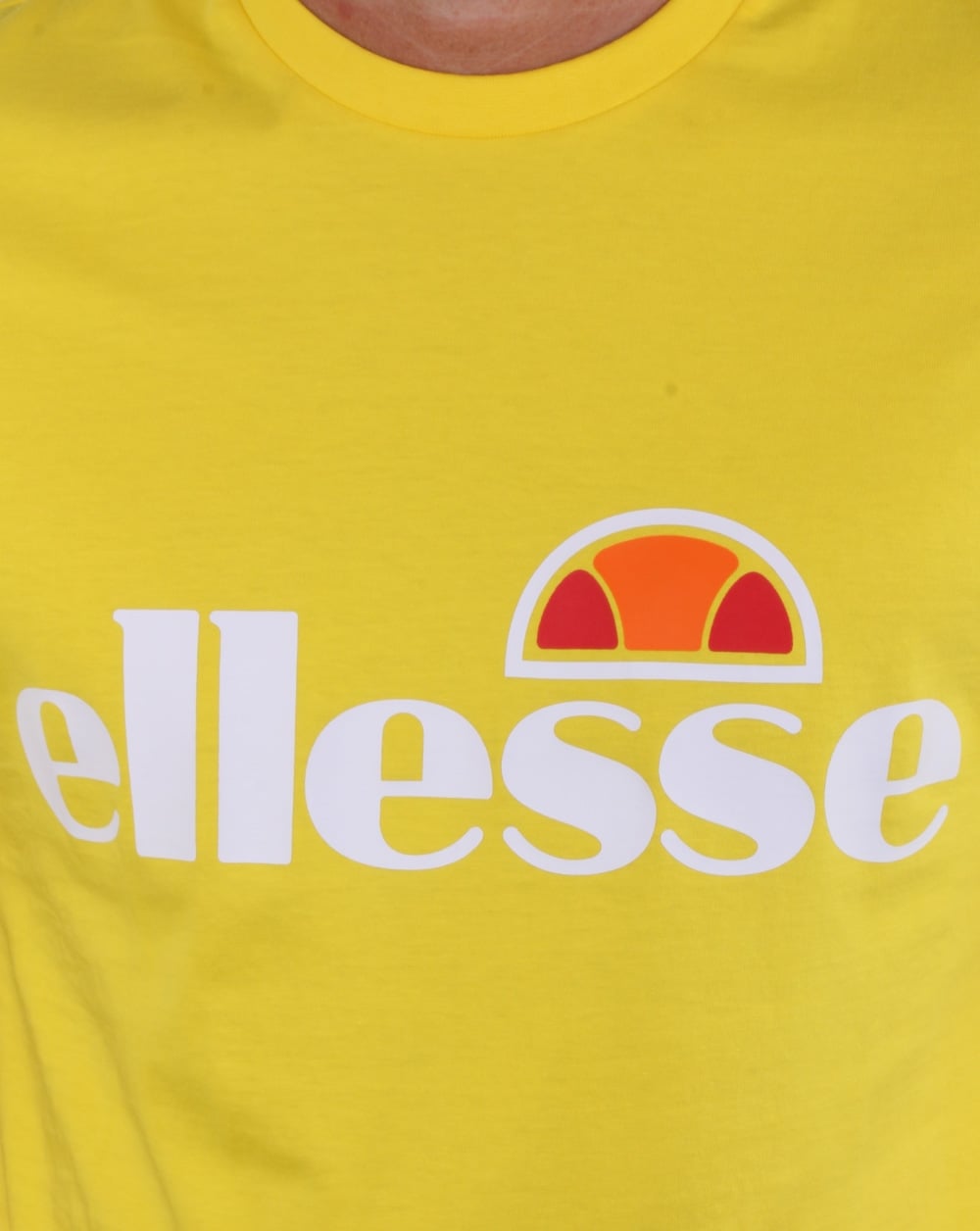 Ellesse Magliore Logo T Shirt Vibrant Yellow