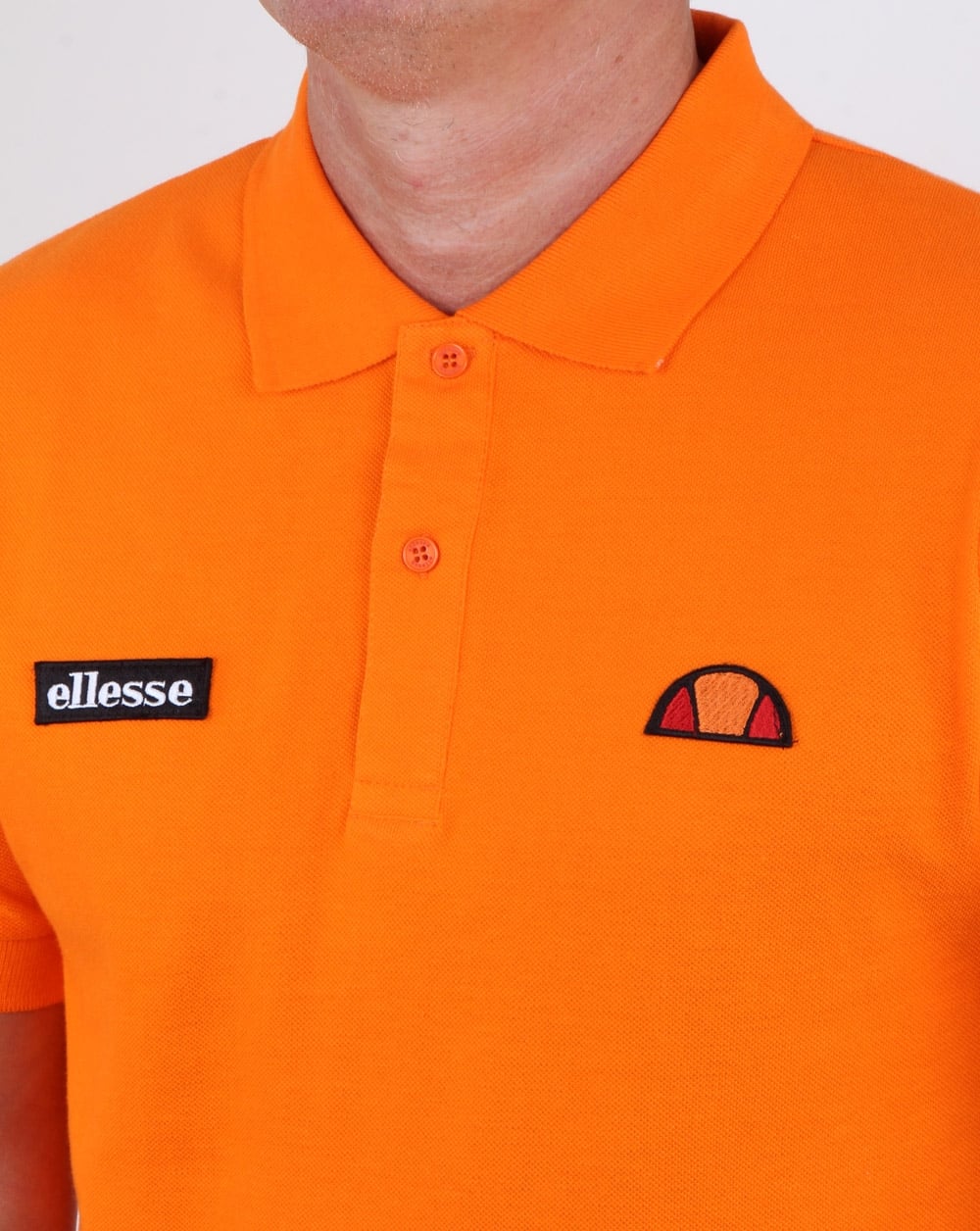 Ellesse Heritage Polo Shirt Orange