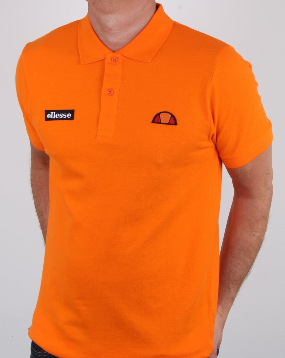 Ellesse Heritage Polo Shirt Orange