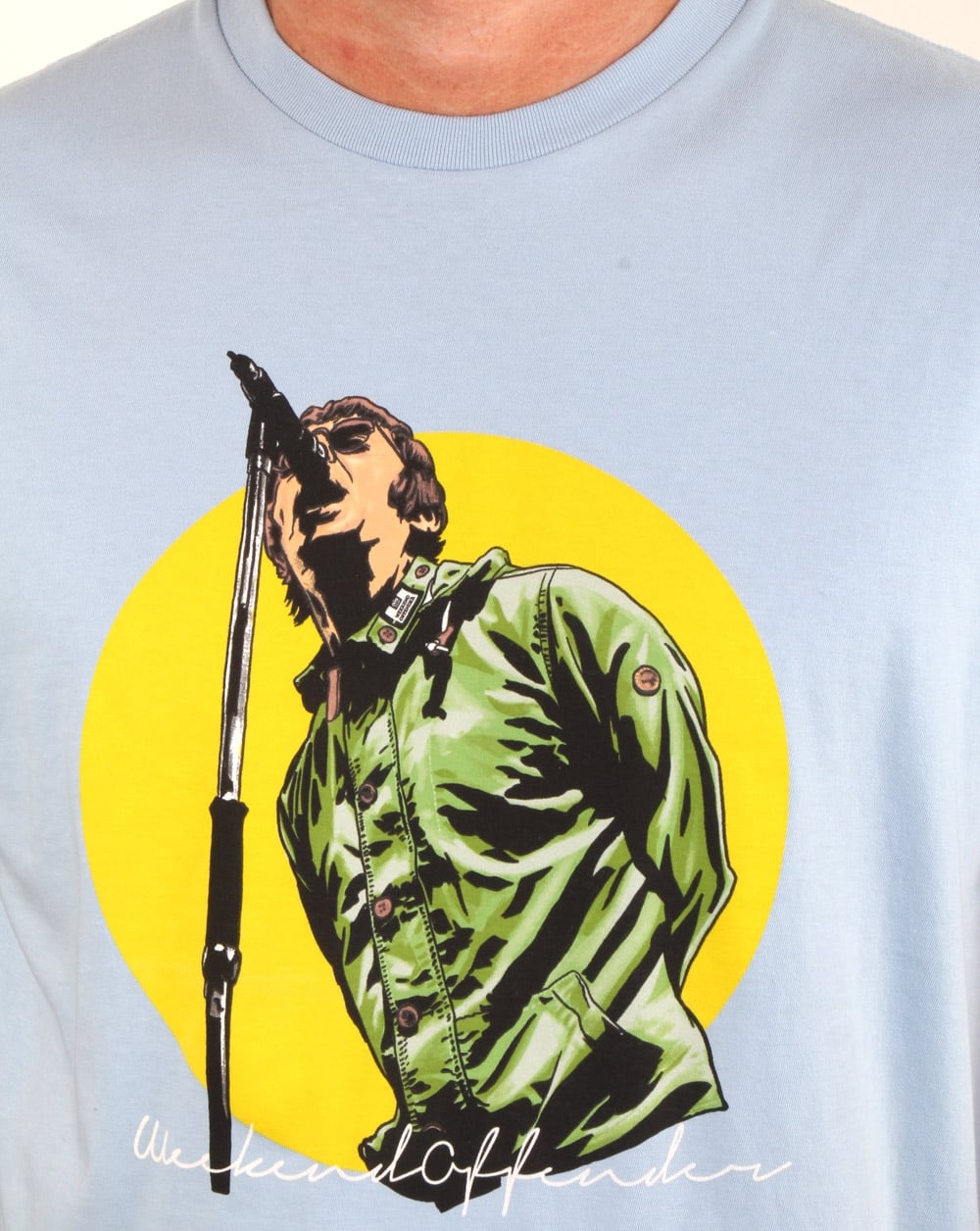Weekend Offender Liam T Shirt Sky