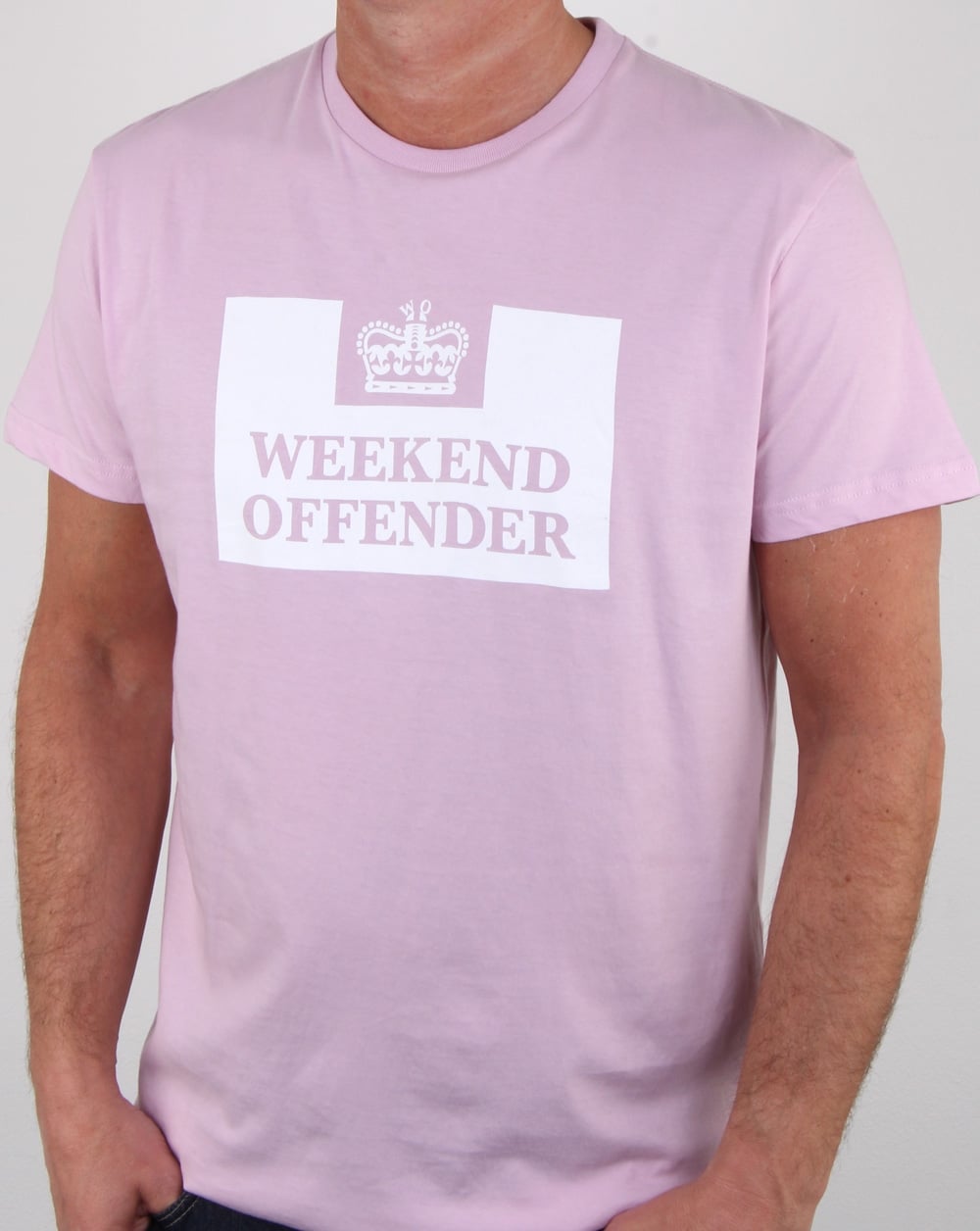 Weekend Offender Prison T Shirt Lilac