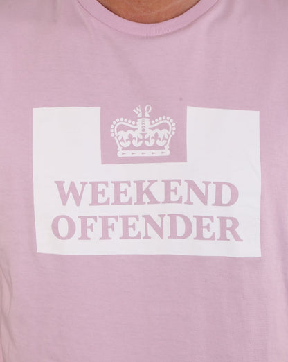 Weekend Offender Prison T Shirt Lilac