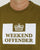 Weekend Offender Prison T Shirt Olive