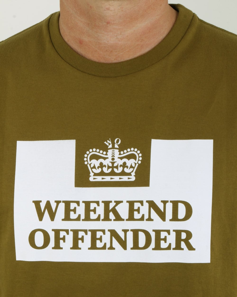 Weekend Offender Prison T Shirt Olive
