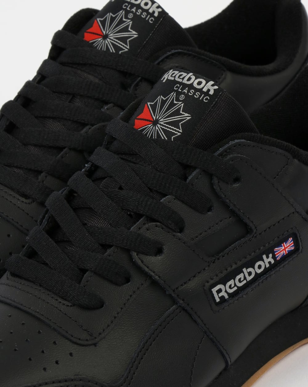 Reebok Workout Plus Trainers Black/Carbon/Gum