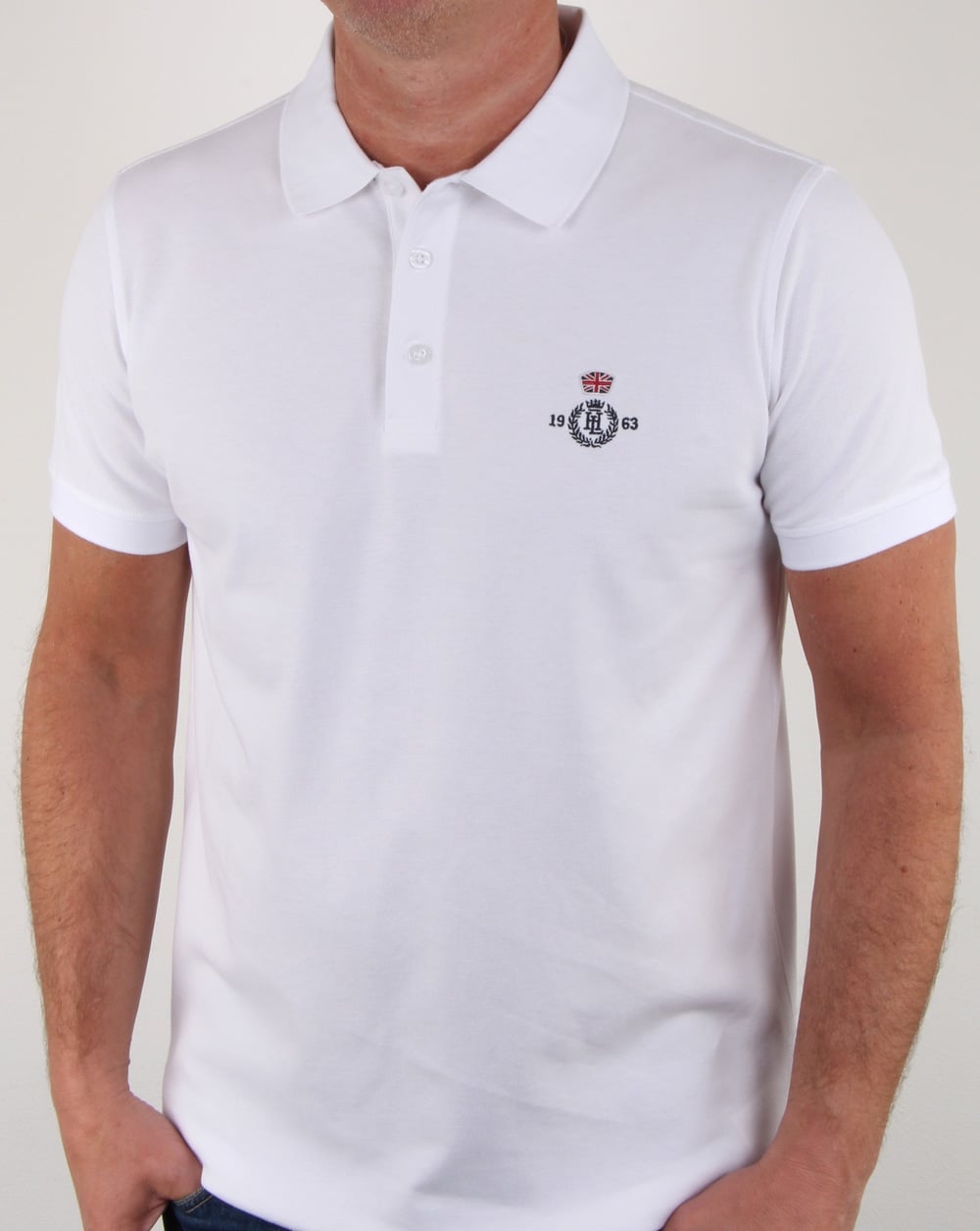 Henri Lloyd Benton Branded Polo Shirt White