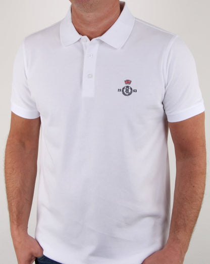 Henri Lloyd Benton Branded Polo Shirt White