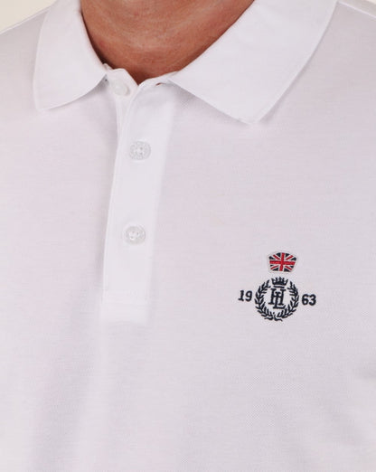 Henri Lloyd Benton Branded Polo Shirt White