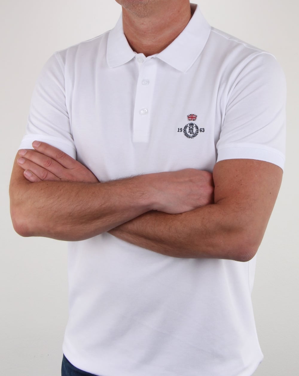 Henri Lloyd Benton Branded Polo Shirt White