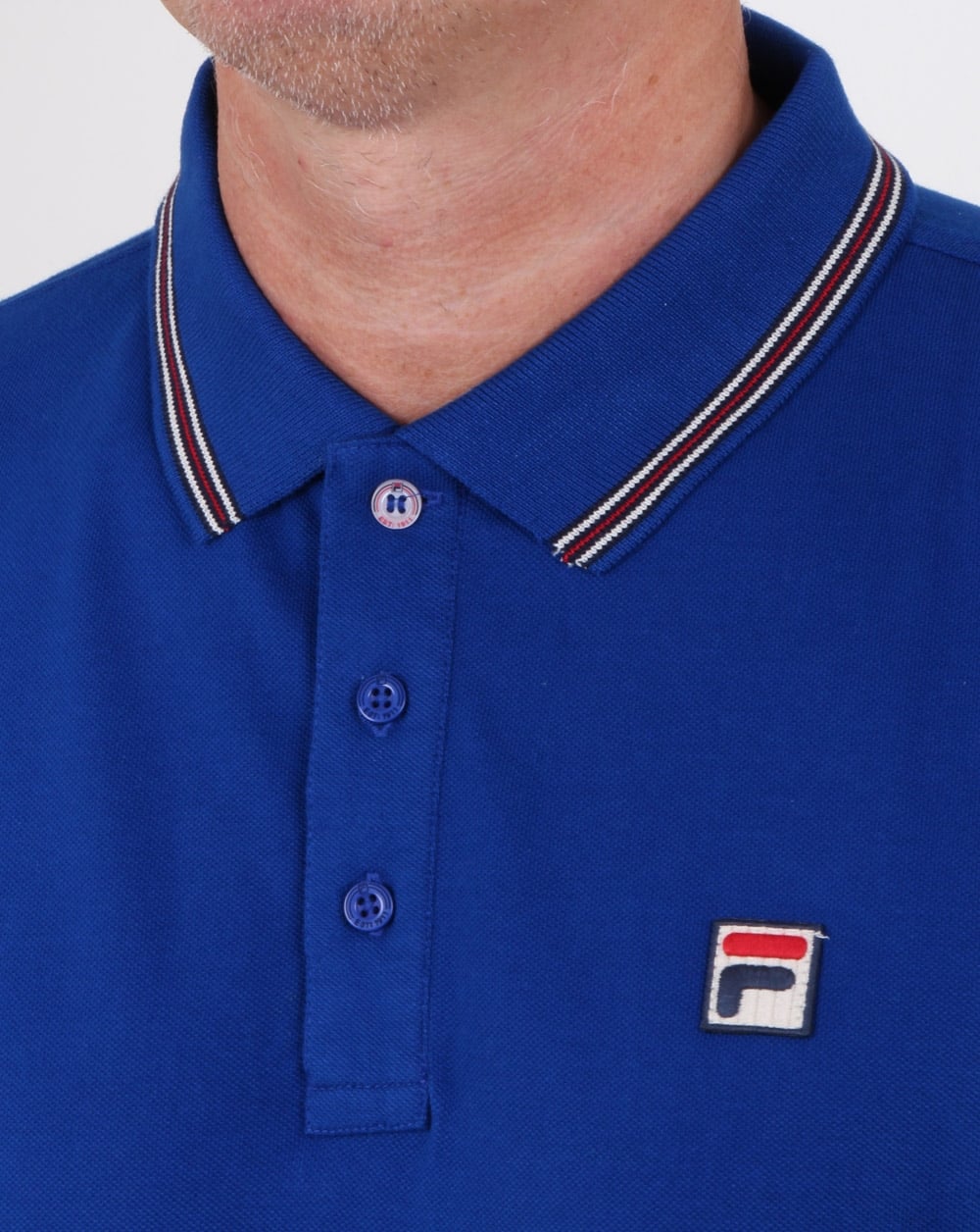 Fila Vintage Matcho 4 Polo Shirt Royal Blue
