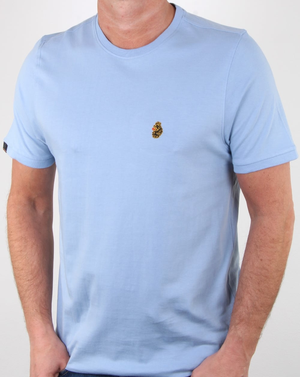 Luke Traff T Shirt Sky Blue