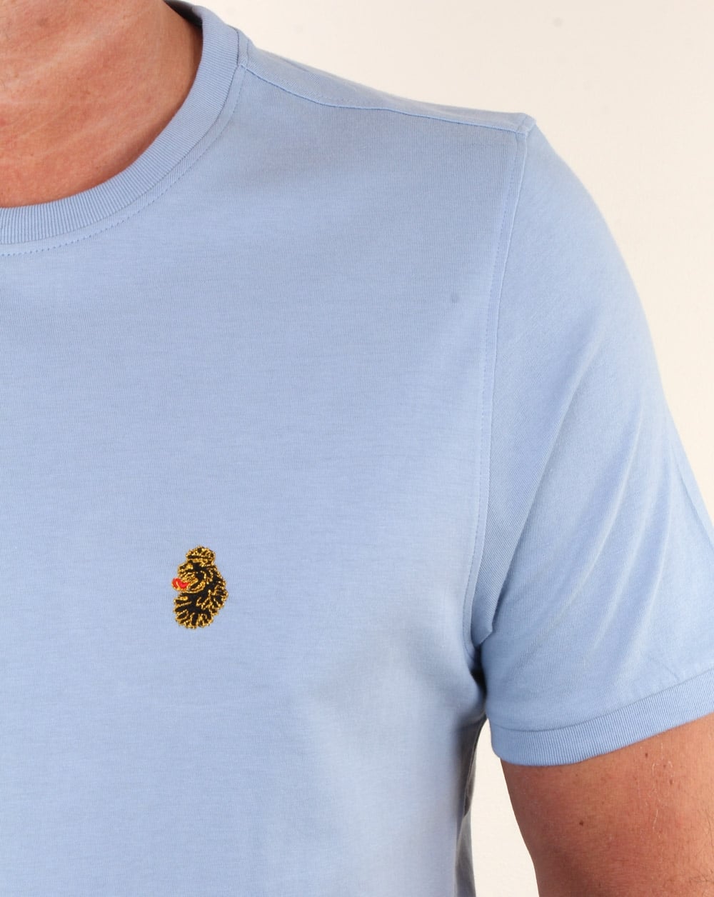 Luke Traff T Shirt Sky Blue