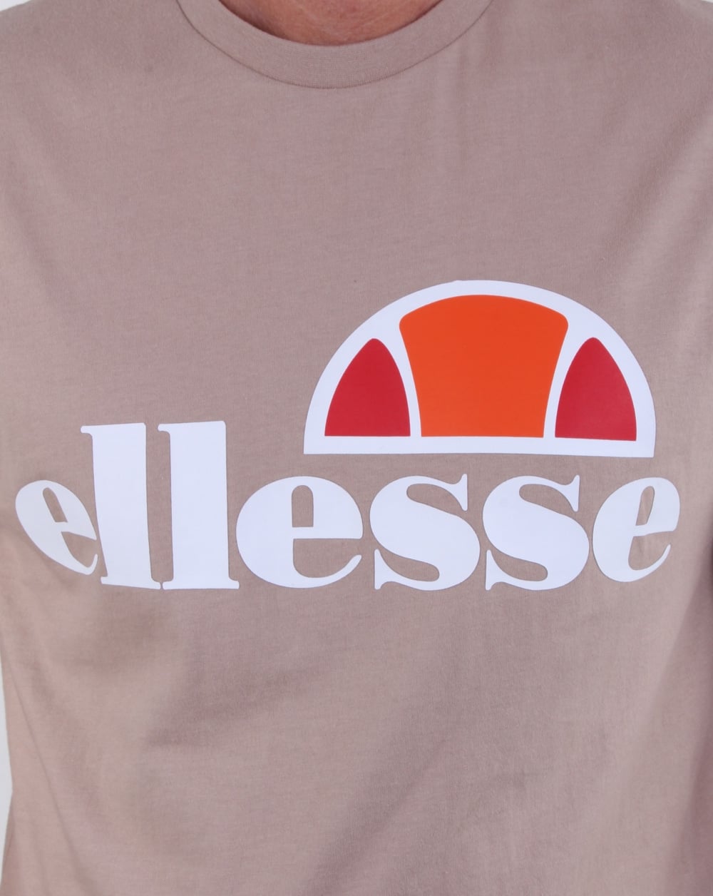 Ellesse Prado T Shirt Grey Stone