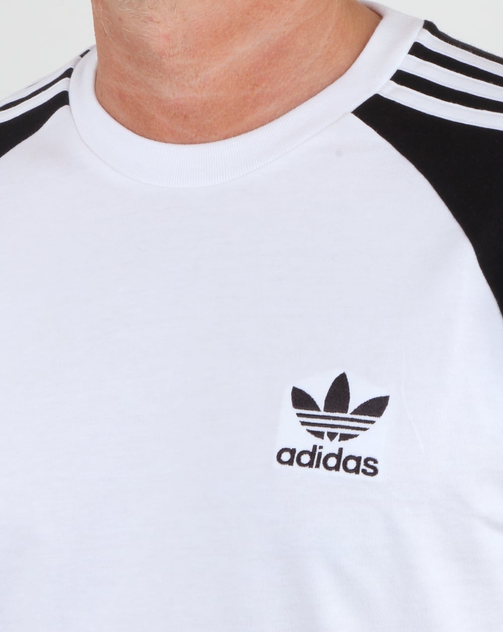 Adidas Originals 3 Stripes T Shirt White/black