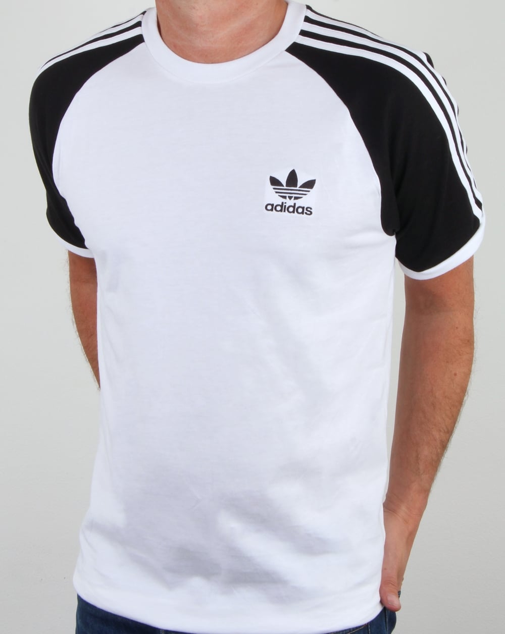 Adidas Originals 3 Stripes T Shirt White/black