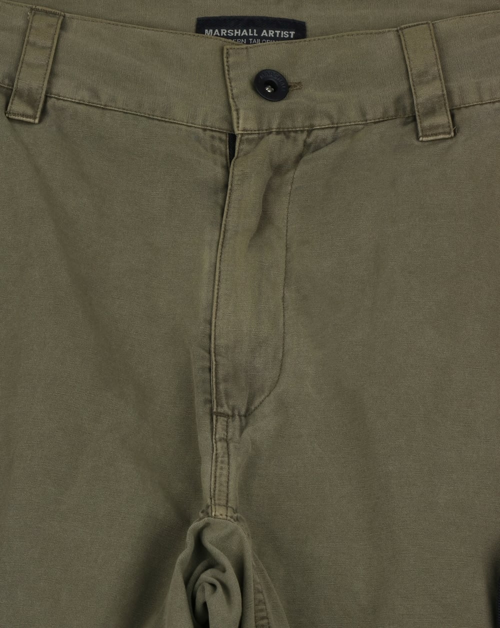 Marshall Artist Garment Dyed Combat Cargo Shorts Khaki