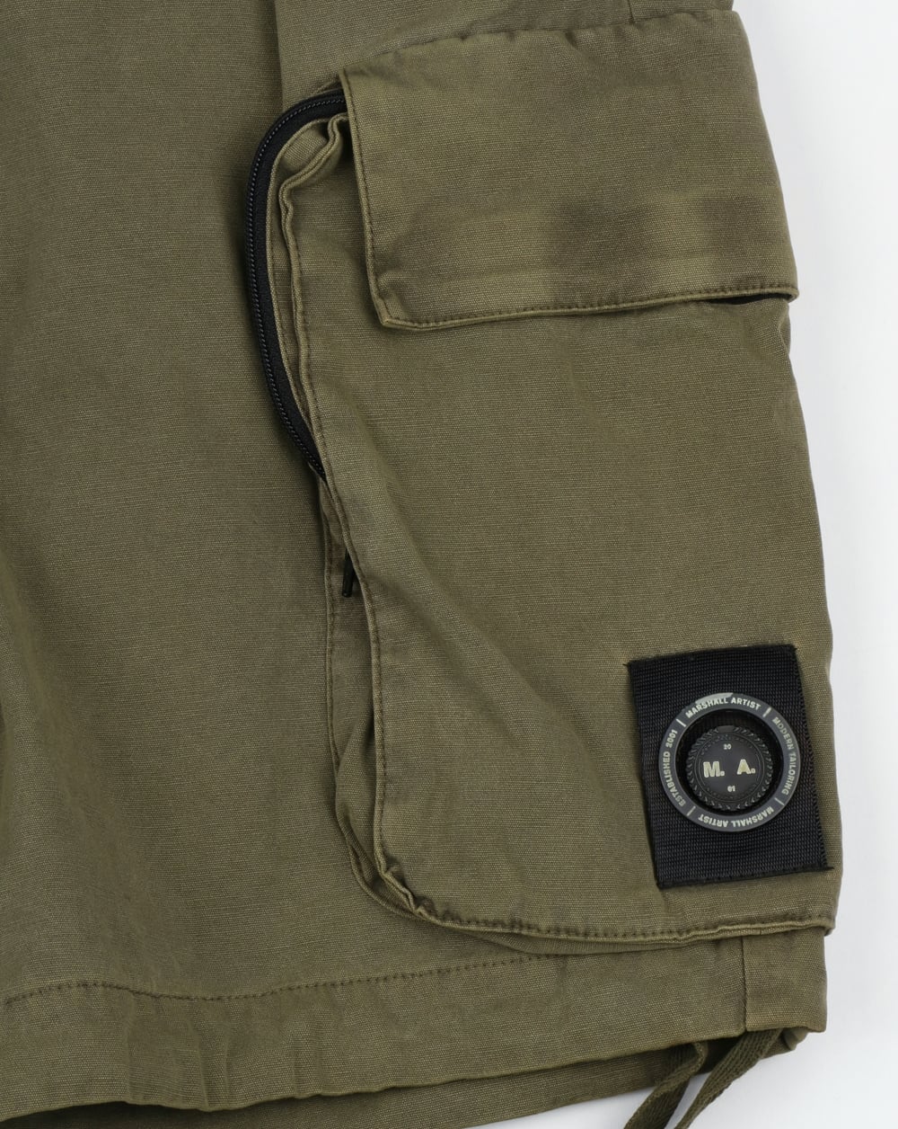 Marshall Artist Garment Dyed Combat Cargo Shorts Khaki