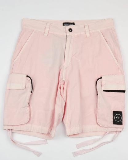 Marshall Artist Garment Dyed Combat Cargo Shorts Pink