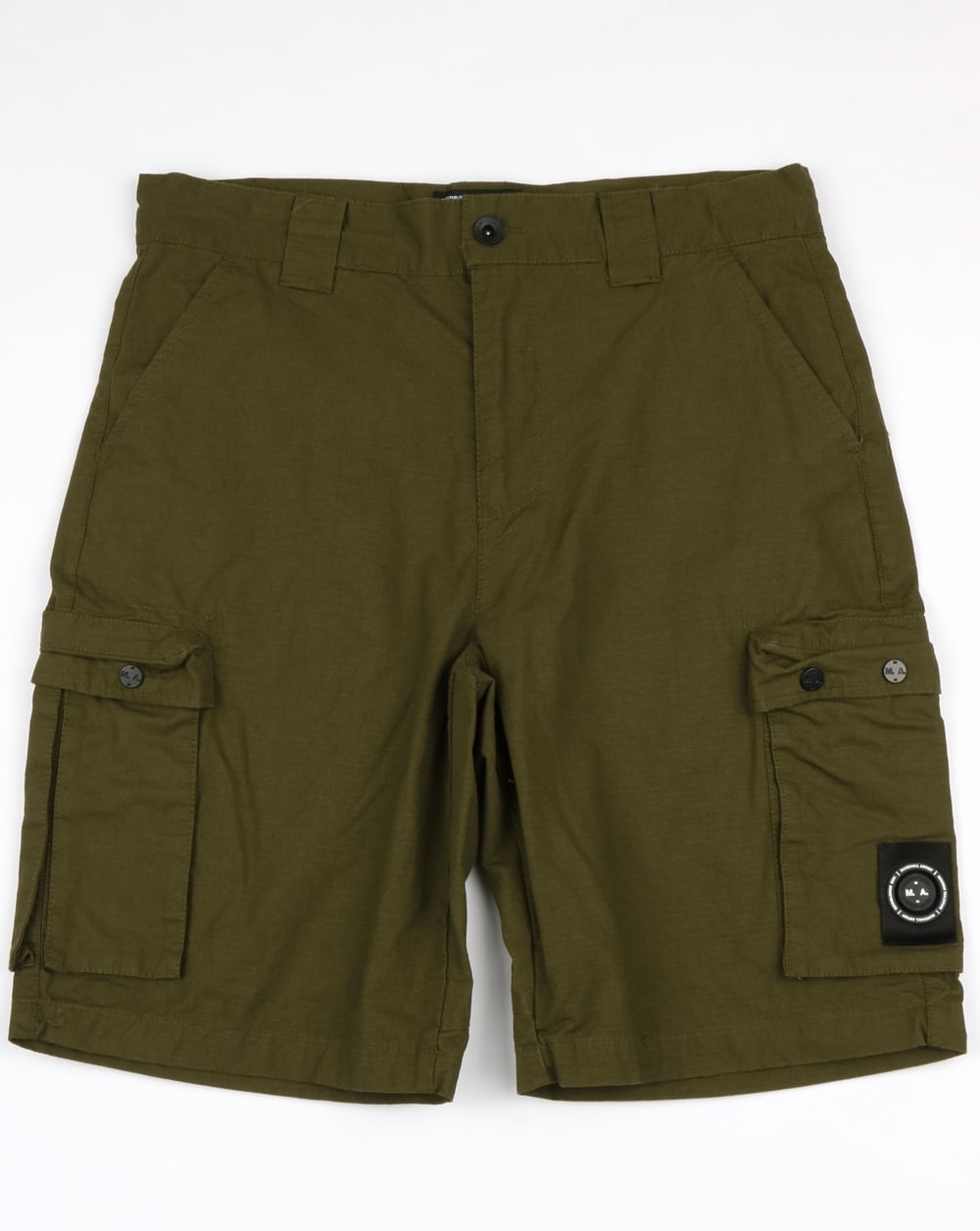 Marshall Artist Ripstop Combat Cargo Shorts Khaki