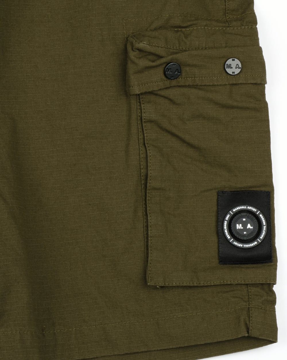 Marshall Artist Ripstop Combat Cargo Shorts Khaki