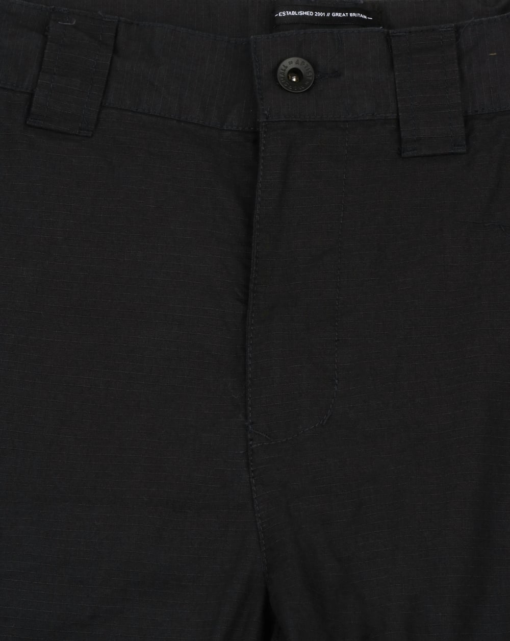 Marshall Artist Ripstop Combat Cargo Shorts Navy