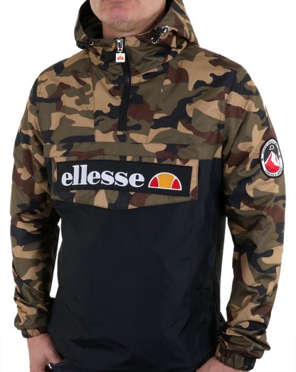 Ellesse Quarter Zip Overhead Jacket Camo