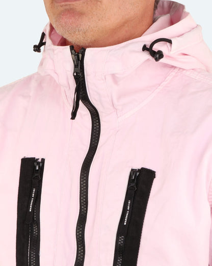 Marshall Artist Garment Dyed Bomber Jacket Pink