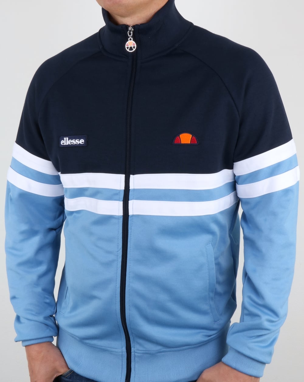 Ellesse Rimini Track Top Navy/ Steel Blue