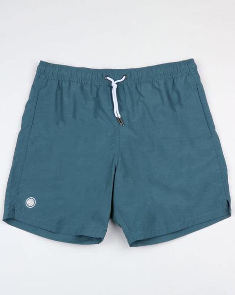 Pretty Green Logo Swim Shorts Blue