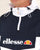 Ellesse Quarter Zip Overhead Jacket Navy/White
