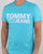 Tommy Hilfiger Logo T Shirt Aqua Blue