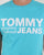Tommy Hilfiger Logo T Shirt Aqua Blue