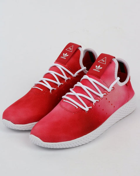Adidas PW HU Holi Tennis Trainers Scarlet Red/White
