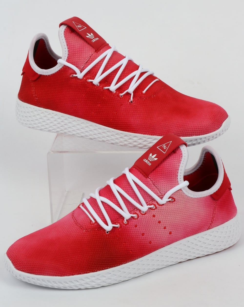 Adidas PW HU Holi Tennis Trainers Scarlet Red/White
