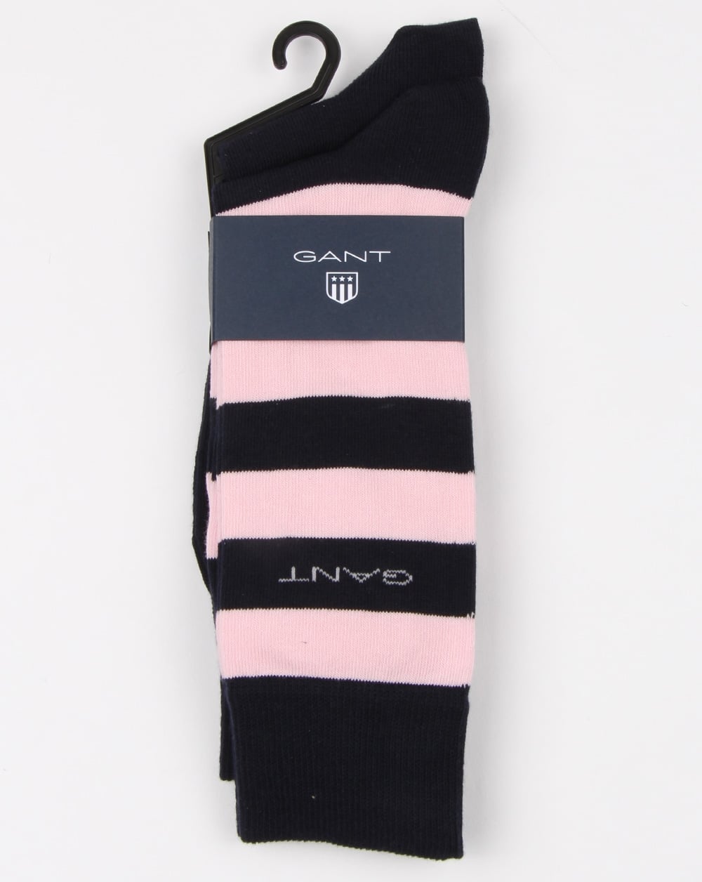 Gant 2 Pack Bar Stripe Socks Shadow Rose