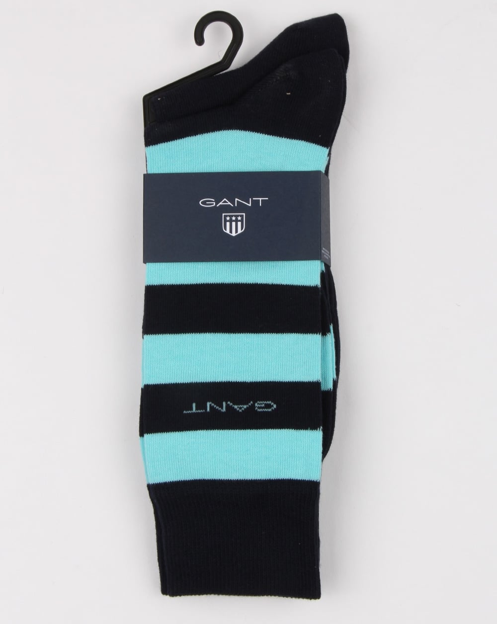 Gant 2 Pack Bar Stripe Socks Topaz Blue