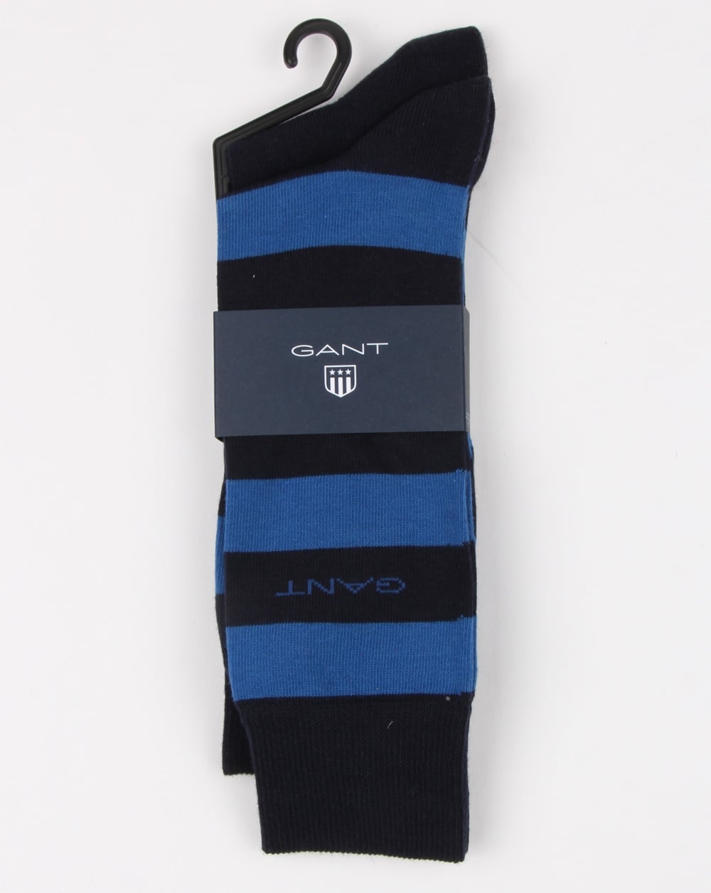 Gant 2 Pack Bar Stripe Socks Yale Blue