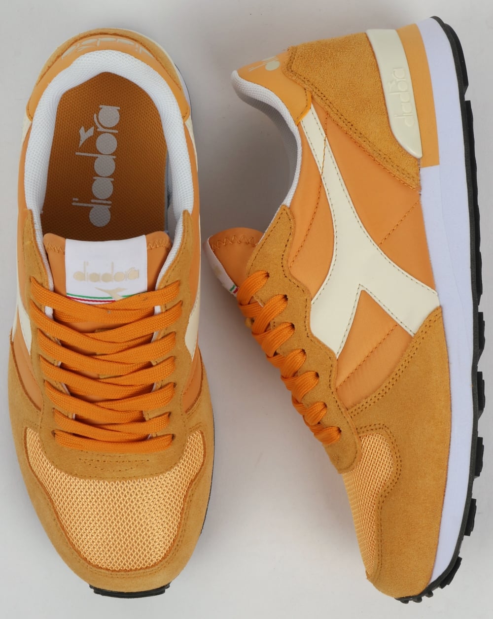 Diadora Camaro Trainers Yellow/Whisper White