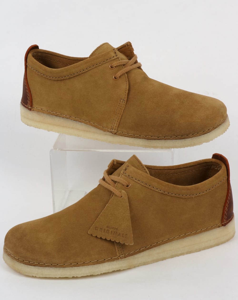 Clarks Originals Ashton Suede Shoes Oak