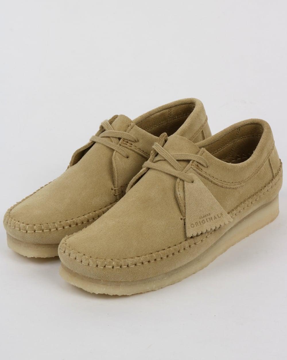 Clarks Originals Weaver Suede Shoes Maple